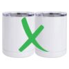 10 oz. White Stainless Steel Short Tumbler Thumbnail