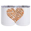 10 oz. White Stainless Steel Short Tumbler Thumbnail