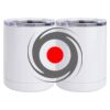 10 oz. White Stainless Steel Short Tumbler Thumbnail