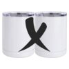 10 oz. White Stainless Steel Short Tumbler Thumbnail