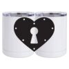 10 oz. White Stainless Steel Short Tumbler Thumbnail
