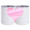 10 oz. White Stainless Steel Short Tumbler Thumbnail