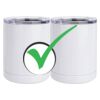 10 oz. White Stainless Steel Short Tumbler Thumbnail
