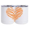10 oz. White Stainless Steel Short Tumbler Thumbnail