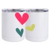 10 oz. White Stainless Steel Short Tumbler Thumbnail