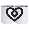 10 oz. White Stainless Steel Short Tumbler Thumbnail
