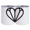 10 oz. White Stainless Steel Short Tumbler Thumbnail
