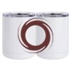 10 oz. White Stainless Steel Short Tumbler Thumbnail