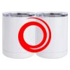 10 oz. White Stainless Steel Short Tumbler Thumbnail