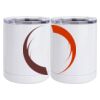 10 oz. White Stainless Steel Short Tumbler Thumbnail