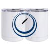 10 oz. White Stainless Steel Short Tumbler Thumbnail