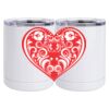 10 oz. White Stainless Steel Short Tumbler Thumbnail