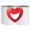 10 oz. White Stainless Steel Short Tumbler Thumbnail