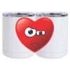 10 oz. White Stainless Steel Short Tumbler Thumbnail