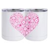 10 oz. White Stainless Steel Short Tumbler Thumbnail