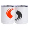 10 oz. White Stainless Steel Short Tumbler Thumbnail