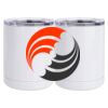 10 oz. White Stainless Steel Short Tumbler Thumbnail