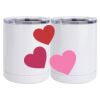 10 oz. White Stainless Steel Short Tumbler Thumbnail