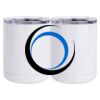 10 oz. White Stainless Steel Short Tumbler Thumbnail