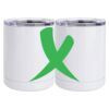 10 oz. White Stainless Steel Short Tumbler Thumbnail