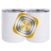 10 oz. White Stainless Steel Short Tumbler Thumbnail