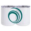 10 oz. White Stainless Steel Short Tumbler Thumbnail