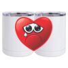 10 oz. White Stainless Steel Short Tumbler Thumbnail