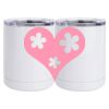 10 oz. White Stainless Steel Short Tumbler Thumbnail