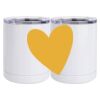 10 oz. White Stainless Steel Short Tumbler Thumbnail