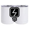 10 oz. White Stainless Steel Short Tumbler Thumbnail