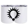 10 oz. White Stainless Steel Short Tumbler Thumbnail