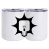 10 oz. White Stainless Steel Short Tumbler Thumbnail