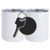 10 oz. White Stainless Steel Short Tumbler Thumbnail