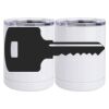 10 oz. White Stainless Steel Short Tumbler Thumbnail