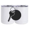 10 oz. White Stainless Steel Short Tumbler Thumbnail