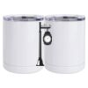 10 oz. White Stainless Steel Short Tumbler Thumbnail