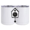 10 oz. White Stainless Steel Short Tumbler Thumbnail