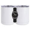 10 oz. White Stainless Steel Short Tumbler Thumbnail
