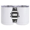 10 oz. White Stainless Steel Short Tumbler Thumbnail