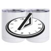 10 oz. White Stainless Steel Short Tumbler Thumbnail