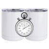 10 oz. White Stainless Steel Short Tumbler Thumbnail