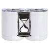 10 oz. White Stainless Steel Short Tumbler Thumbnail