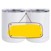 10 oz. White Stainless Steel Short Tumbler Thumbnail