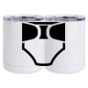 10 oz. White Stainless Steel Short Tumbler Thumbnail