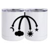 10 oz. White Stainless Steel Short Tumbler Thumbnail