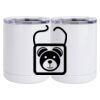 10 oz. White Stainless Steel Short Tumbler Thumbnail