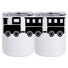 10 oz. White Stainless Steel Short Tumbler Thumbnail