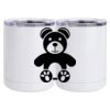 10 oz. White Stainless Steel Short Tumbler Thumbnail