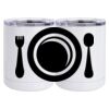 10 oz. White Stainless Steel Short Tumbler Thumbnail