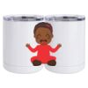 10 oz. White Stainless Steel Short Tumbler Thumbnail